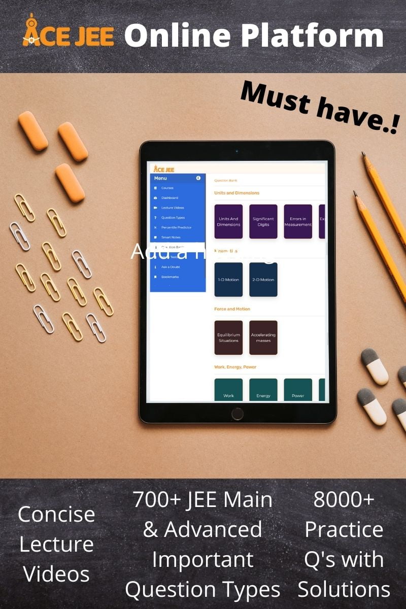 AceJEE Recommended Book 1 - AceJEE Online Platform