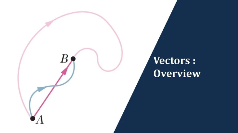 Kinematics - Vectors Overview