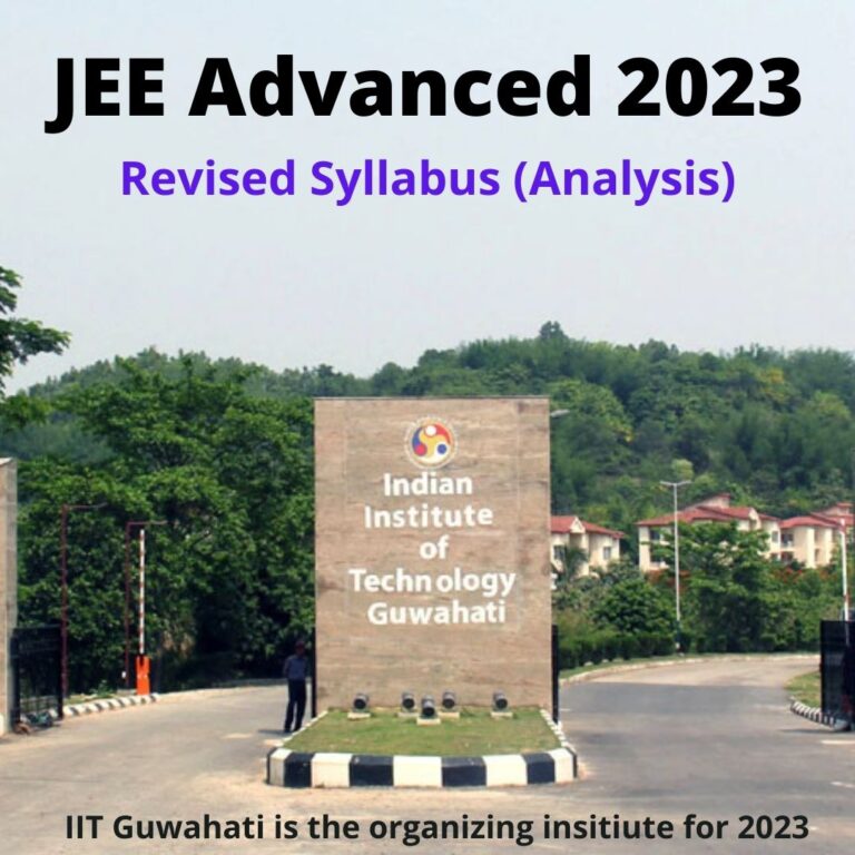 JEE Advanced 2023 Revised Syllabus