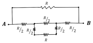Cube Resistance Problem - adjacent vertices - equivalent 2