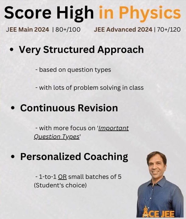 Dropper Class 12th Student Preparing for JEE Main and JEE Advanced - Part B